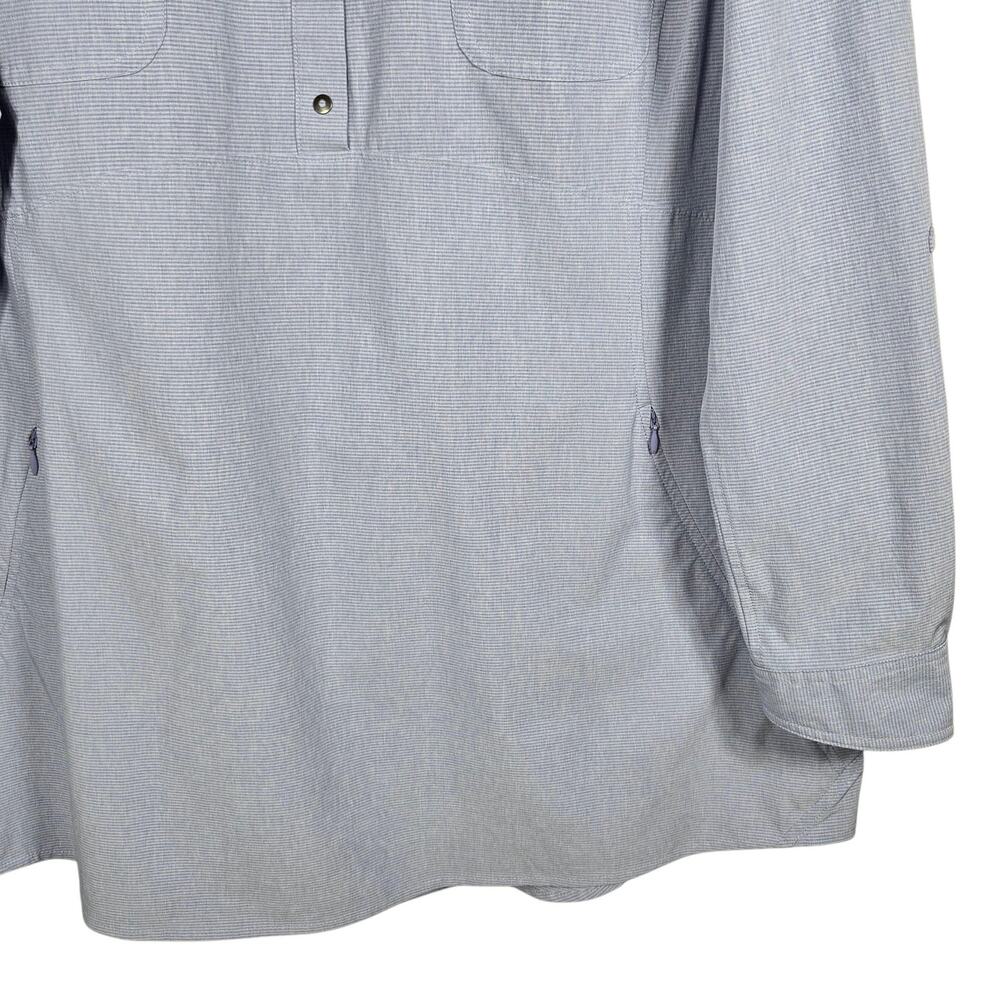 Duluth Trading Sol Survivor Tunic Womens 2XL Blue Hiking Outdoor UPF Sun Shirt - Picture 7 of 11